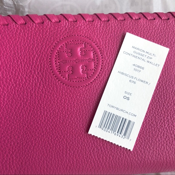 Tory Burch pink Marion zip wallet - Picture 6 of 8